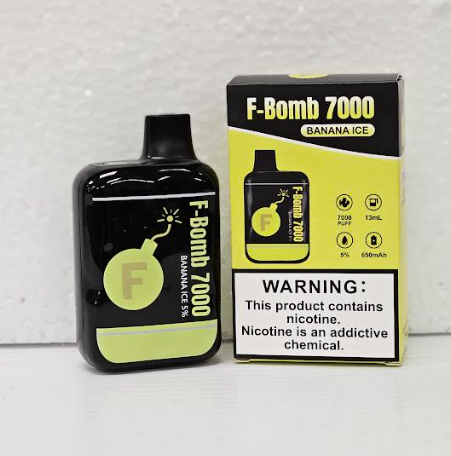 F-bomb Rechargeable Banana Ice 7000 Puffs