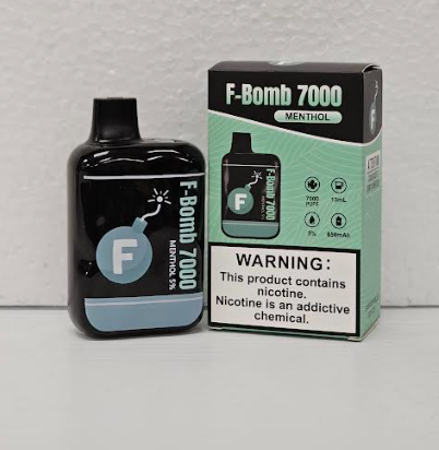 F-bomb Rechargeable Menthol 7000 Puffs