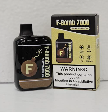 F-bomb Rechargeable Pure Tobacco 7000 Puffs